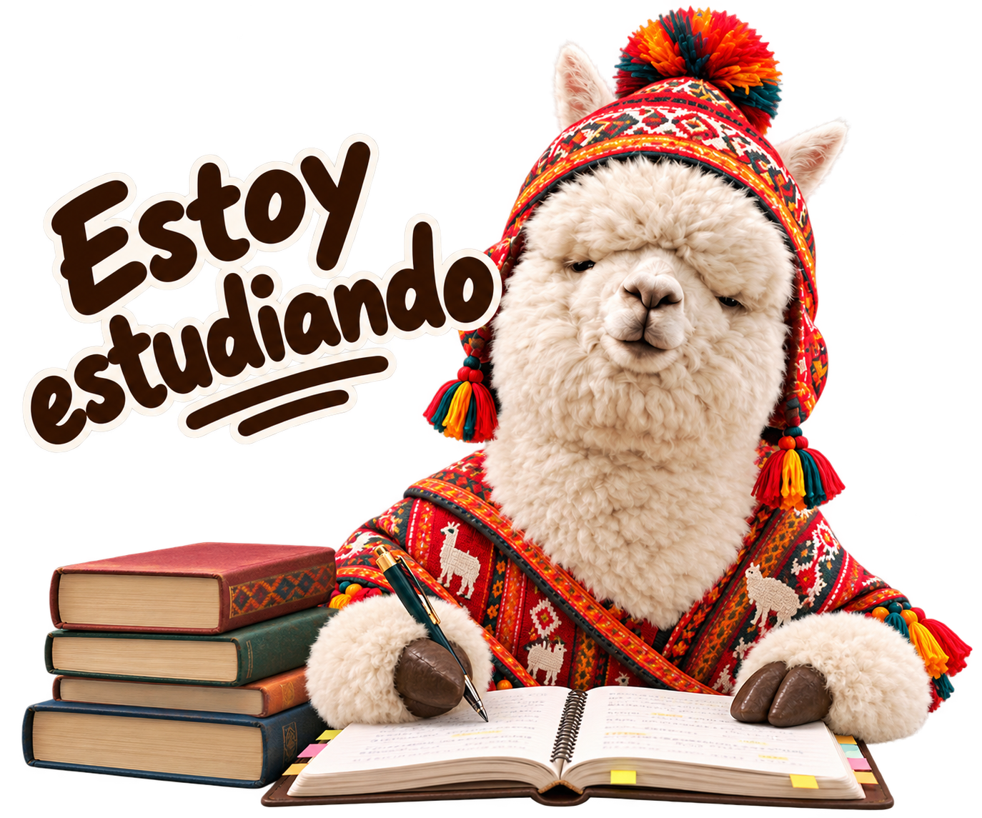 スペイン語学習者用アルパカLINEスタンプ